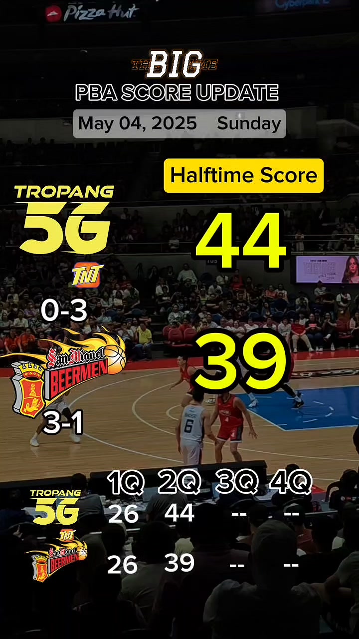 🏀 PBA UPDATES PBA LIVE TODAY TNT vs Sanmiguel PBA SCORE RESULT May 4 ...