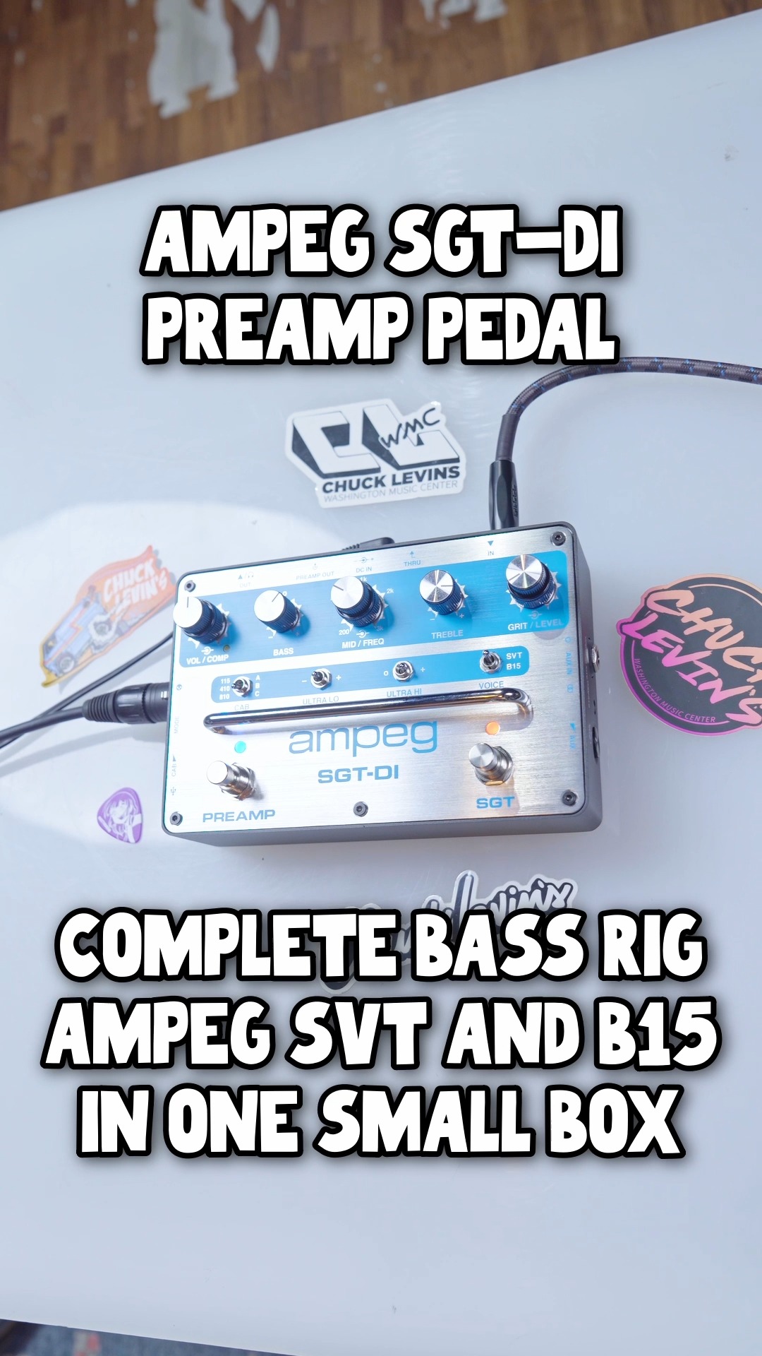 Show up to the gig with just your bass and a pedal, and get
