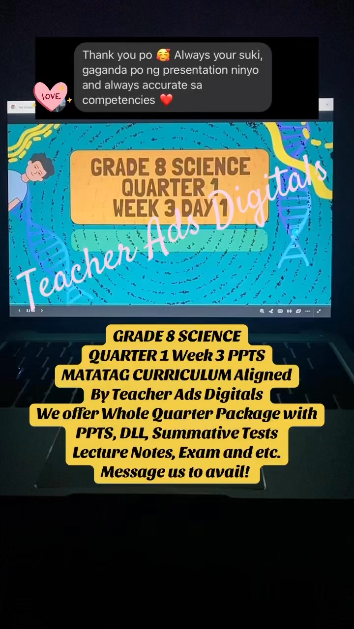 G8 SCIENCE MATATAG CURRICULUM QUARTER 1 WEEK 3 PPTS 💪 ALSO AVAILABLE ...