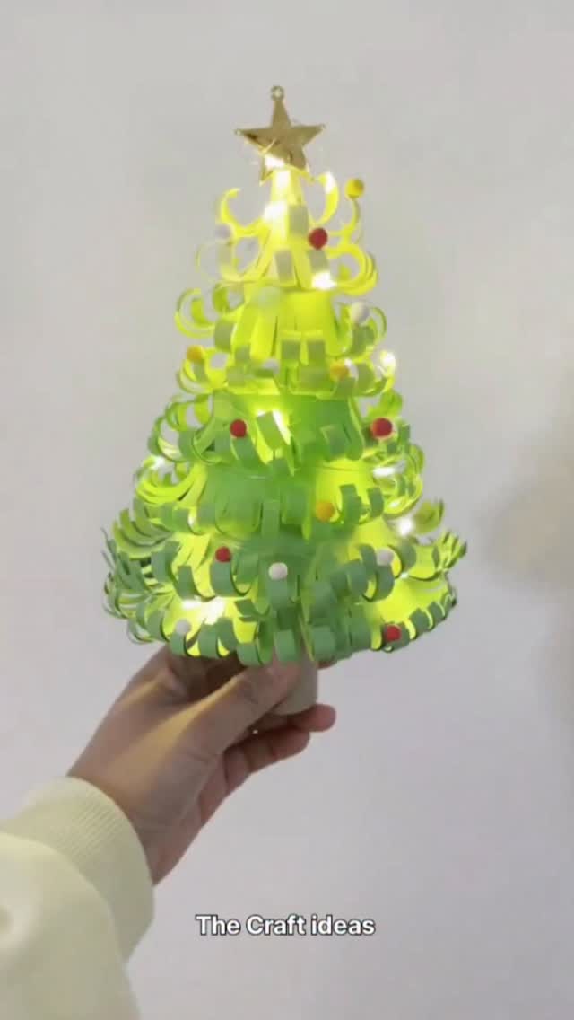 How to Make Mini Christmas Tree 🌲 | DIY Christmas Tree Craft | Easy ...
