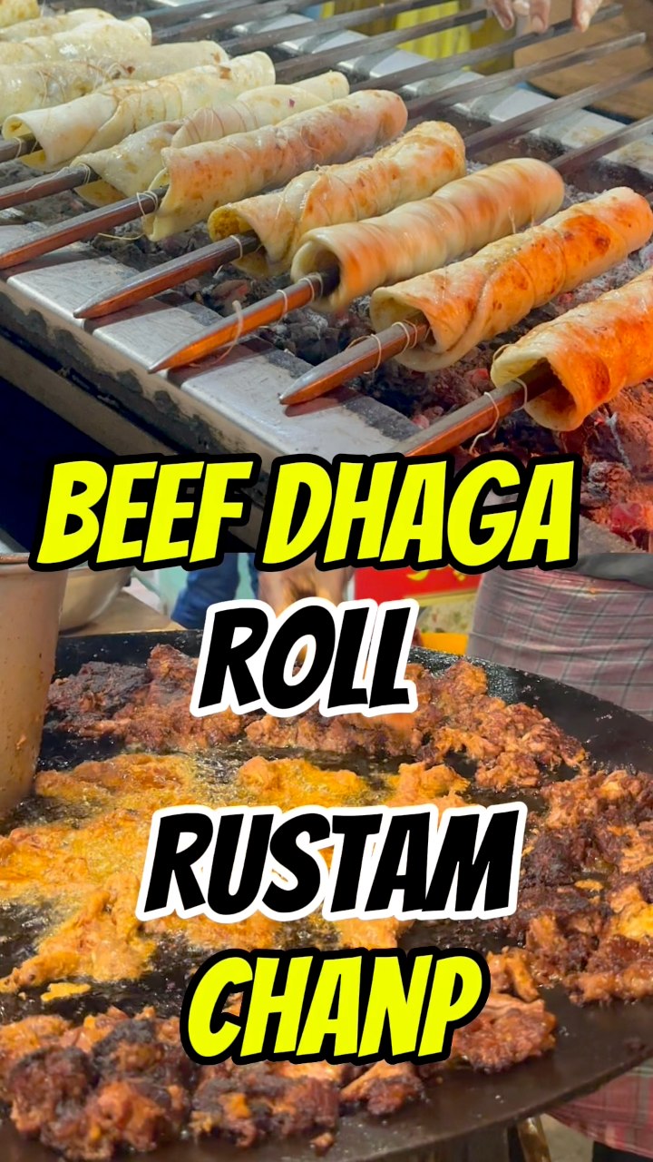 Orangi Town Rustam Chanp vs Landi Beef Dhaga Roll #Rustam #chanp #beef ...