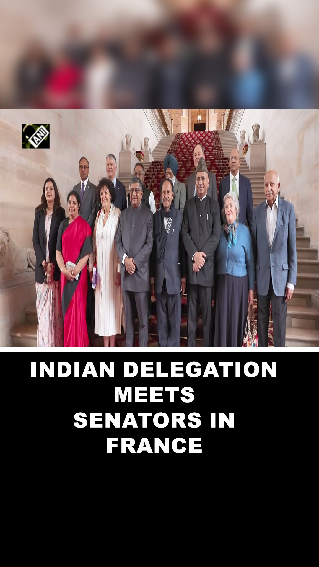 RS Prasad-led delegation meets Senators of India-France Friendship ...