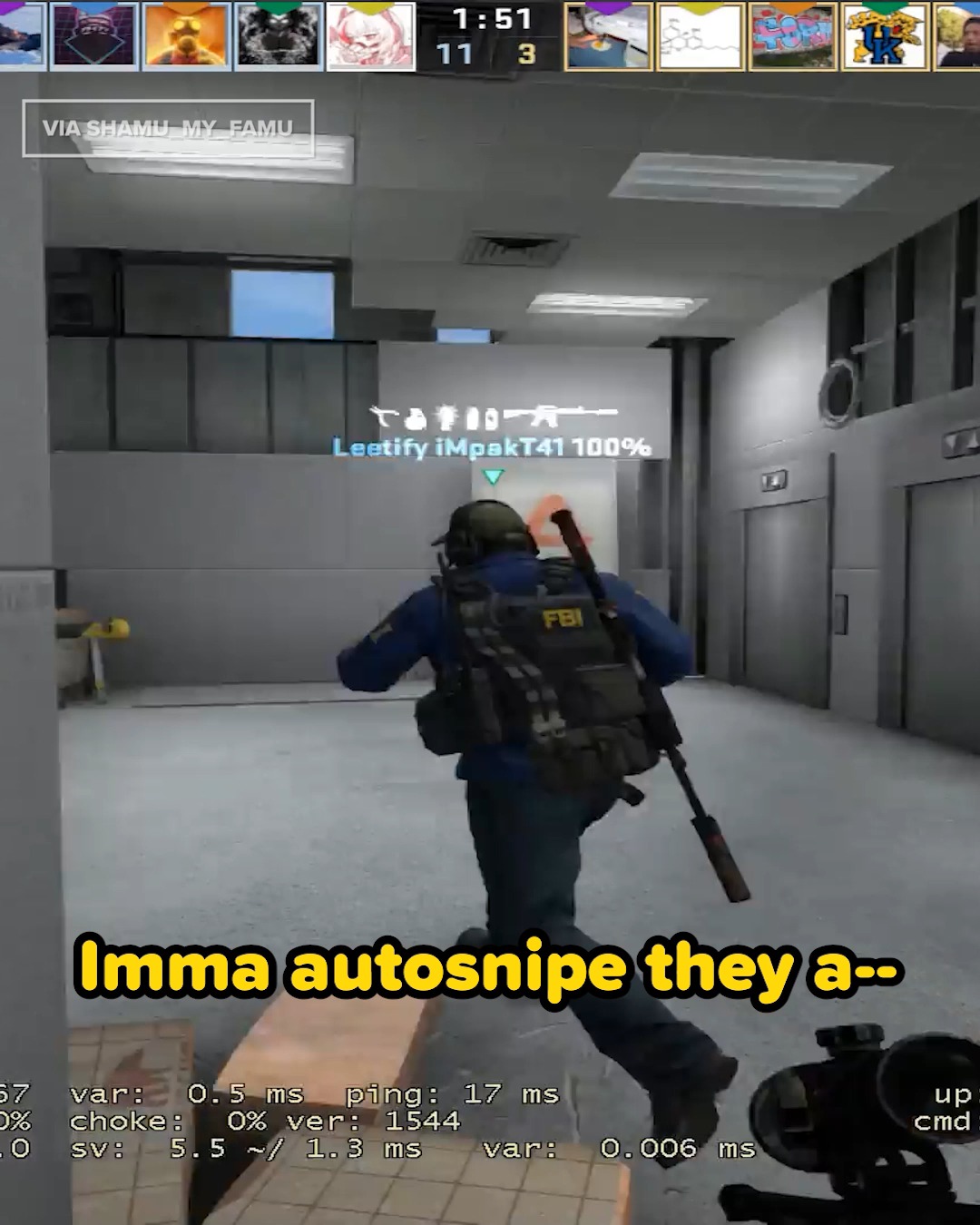 That's an Alt F4 right there 😳😳 (via u/shamu_my_famu) #gaming #csgo # ...