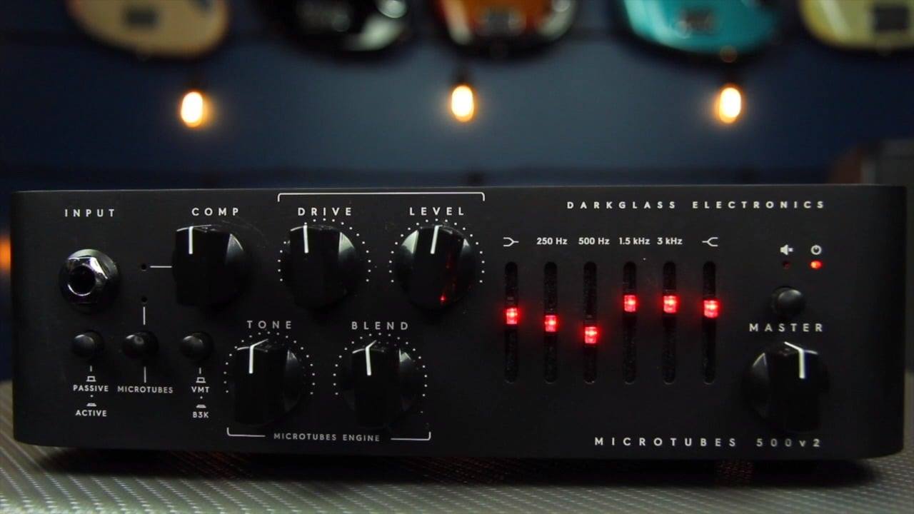 Darkglass Electronics Microtubes 500 V2 500-Watt Bass Amp Head 