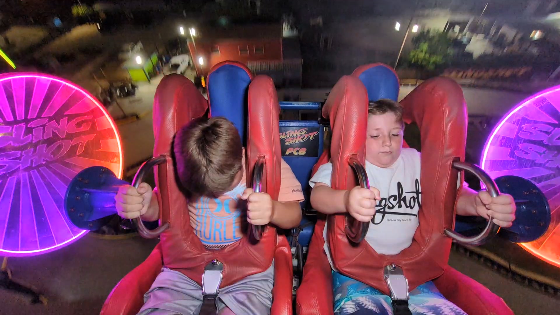 Chloe & Peyton | Slingshot & Vomatron at Indy Speedway | Facebook