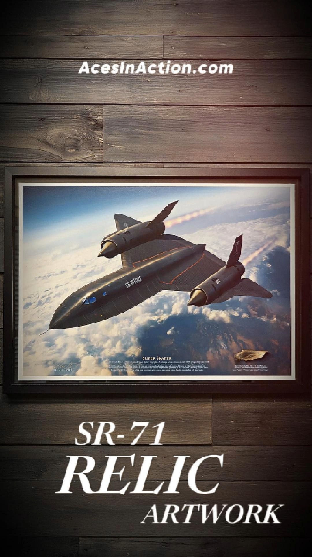 Crafted to honor speed, innovation, and legacy. A rare SR-71 Blackbird ...