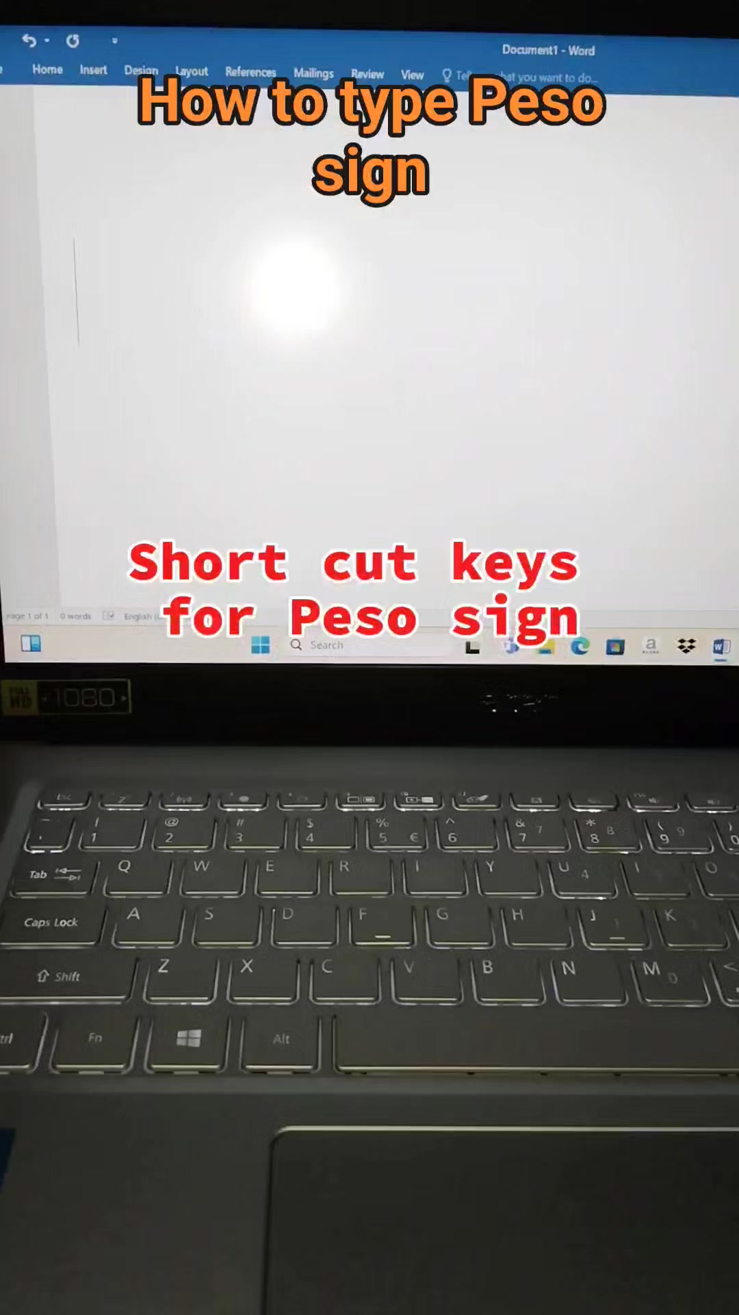 How to type Peso sign #computer #education | Teacher Anne | Facebook