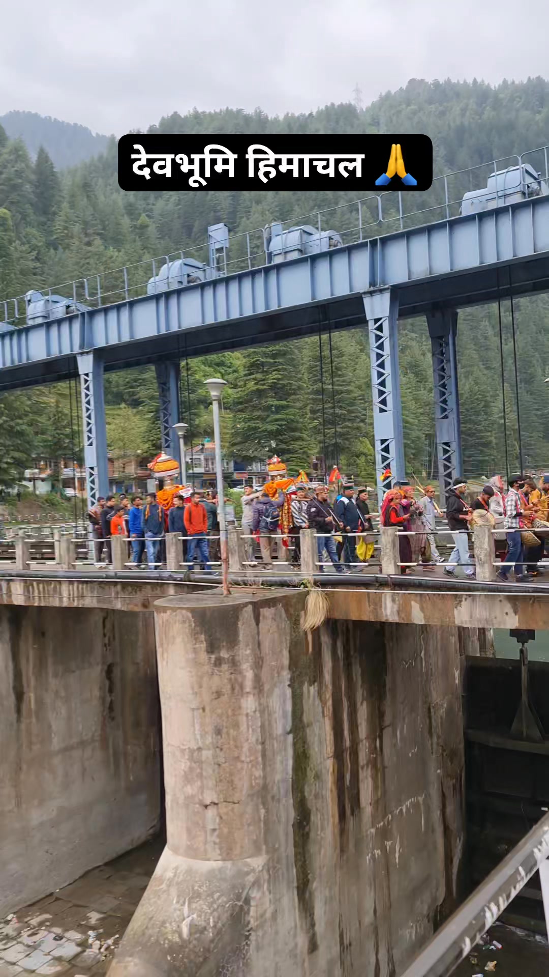 मां हिडिम्बा बरोट वैली से अपने मूल स्थान वापस जाते हुए..🙏🌷 जय मां ...