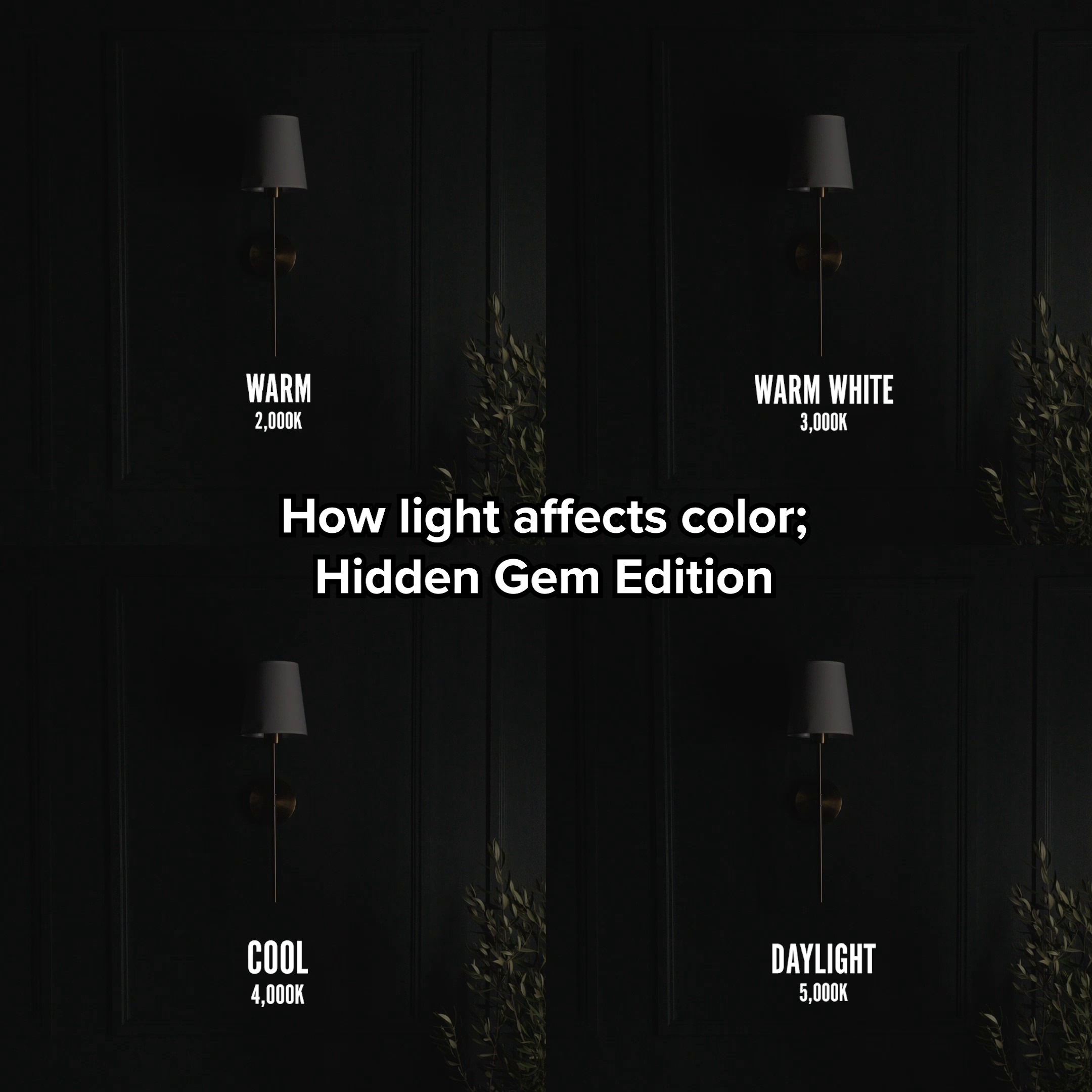 BehrPaint - Did you know light changes color… which bulb... | Facebook