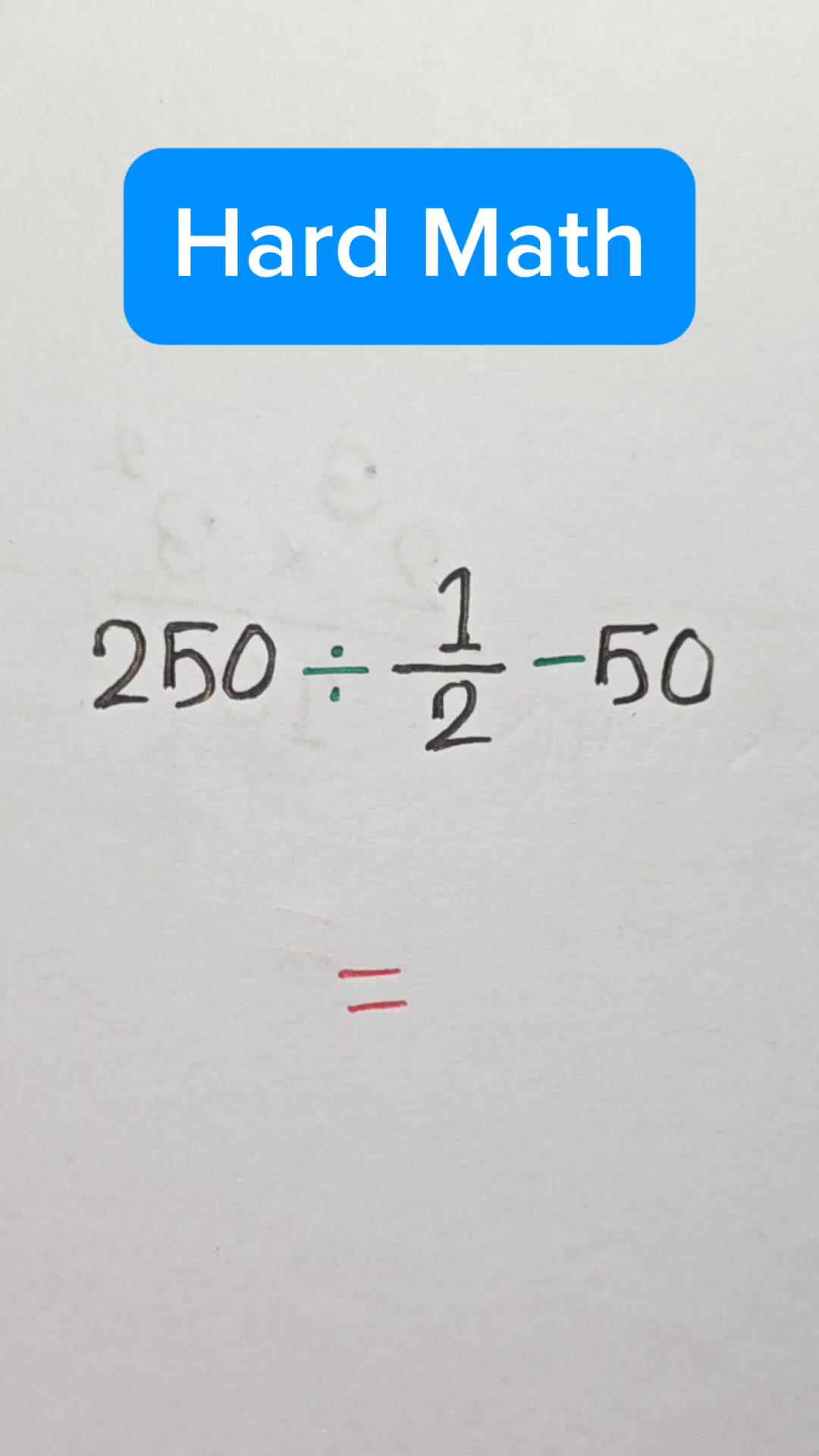Hard Math Test 💯.. How can you solve this!! #iqtestextend #mathtest # ...