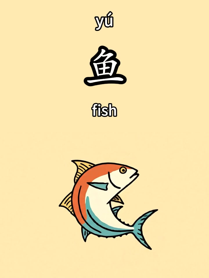 鱼｜Fish in Chinese 🐟 Ready to dive into the world of Chinese language ...