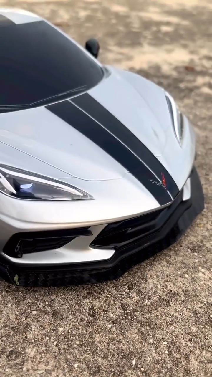 RATE THIS DRIFT! 💨 The Traxxas Corvette delivers precise handling