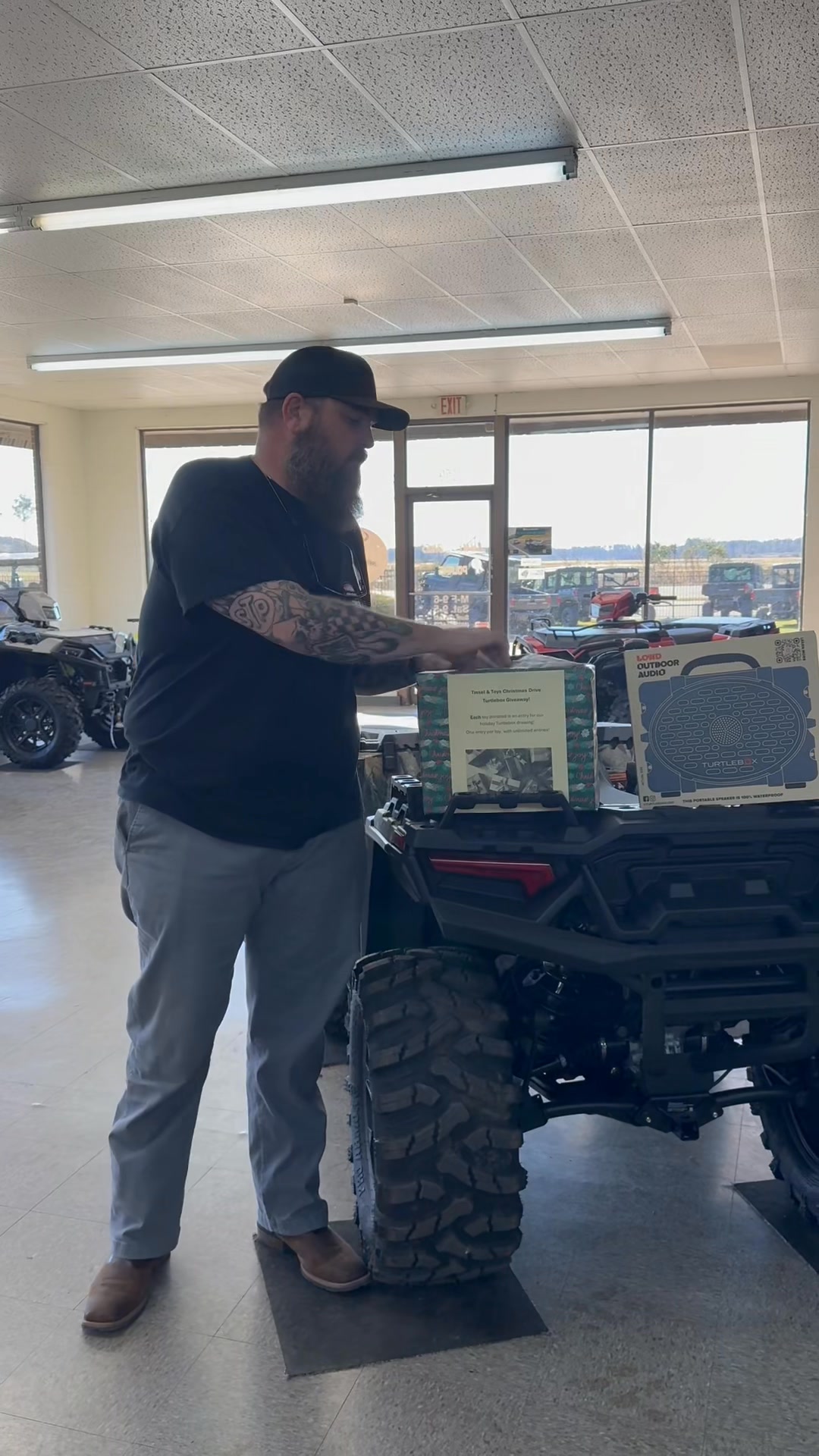 Turtle Box Give-away winner is Tiller Barden!!!! | Jimmy Jones Polaris ...