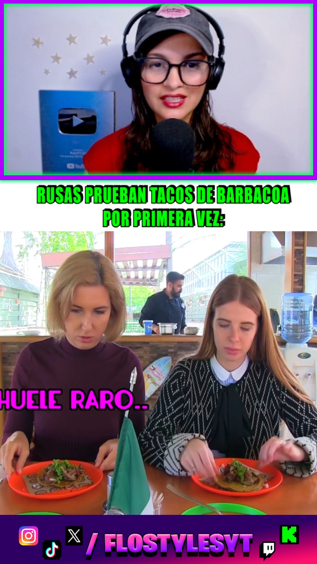 🇷🇺Rusas prueban tacos de barbacoa por primera vez 🇲🇽😱 Completo: https ...