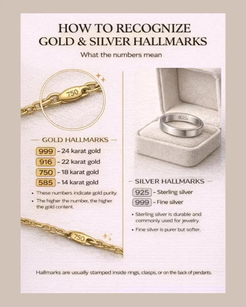 Silver and Gold Hallmarks Most of us have owned a piece of jewelry at ...