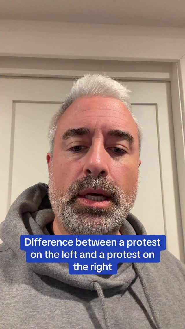 Here’s the difference between a protest on the left and a protest on ...