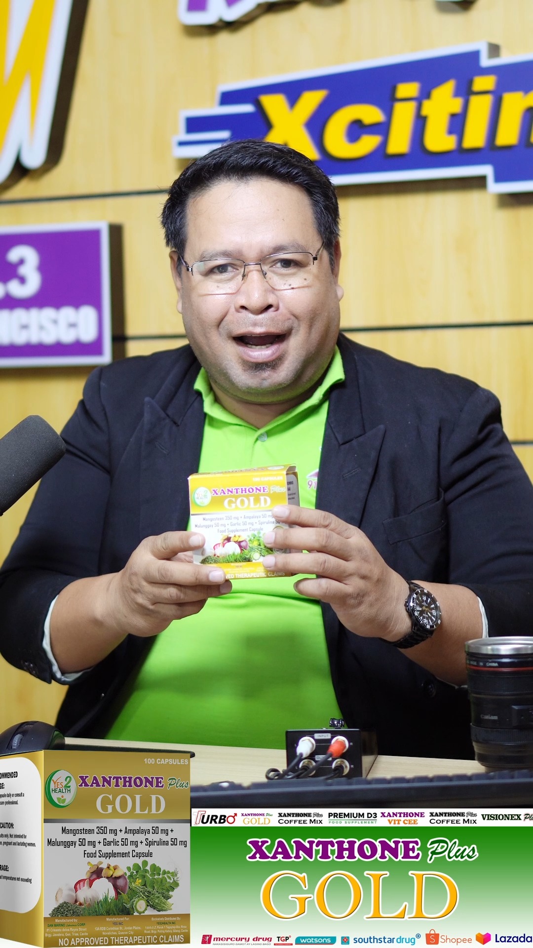 Xanthone Plus Gold #YesToHealth Listen us online @ https://www.amfmph ...