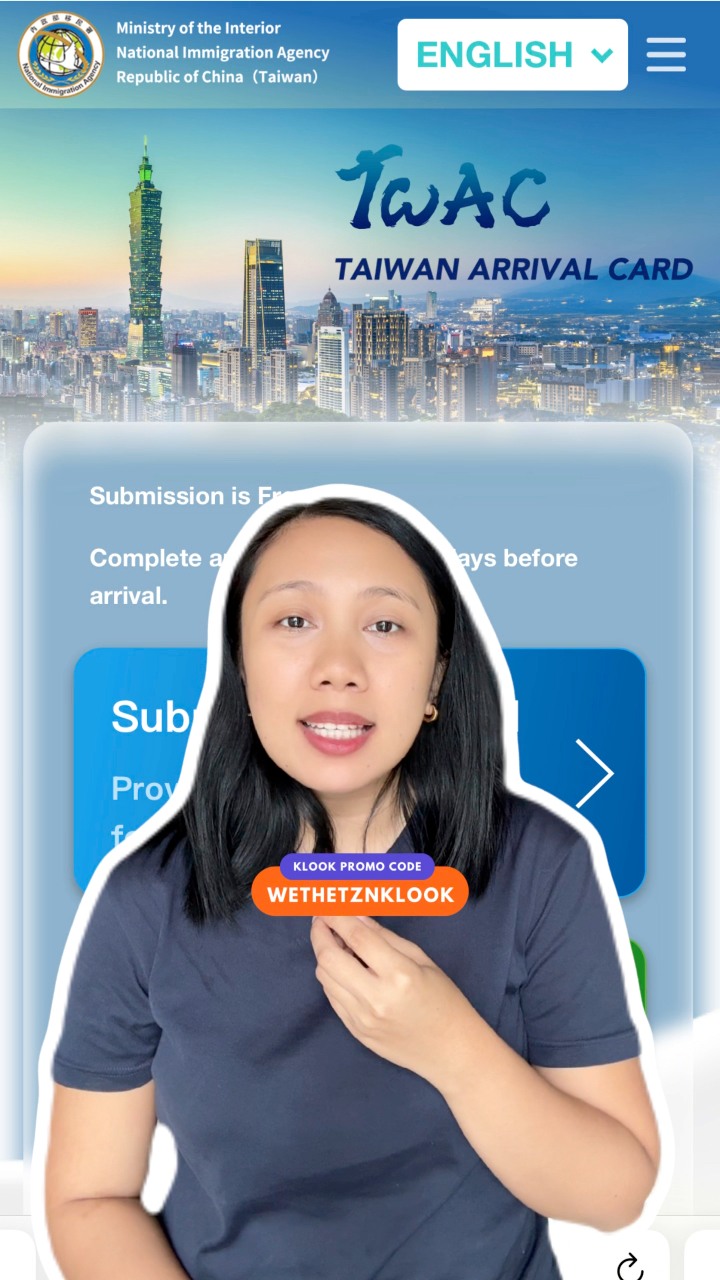 UPDATED TAIWAN ARRIVAL CARD 2025 Step by step guide ☺️ Visit website ...