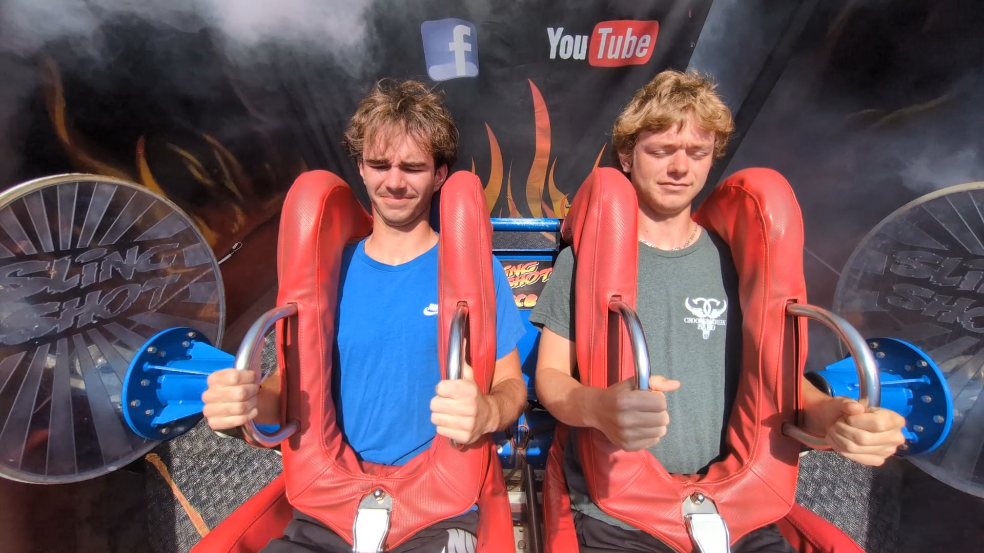Will & Noah | Slingshot & Vomatron at Indy Speedway | Facebook