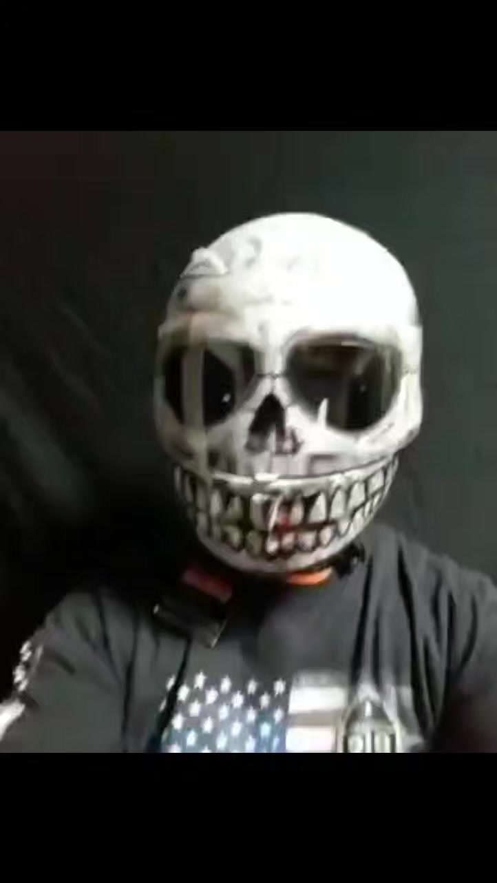 creepy motorcycle helmets Grim Reaper Helmet Skull helmet Punk Mohawk Helmet you can use your helmet cover with your new one Creepy realistic weird motorcycle helmets