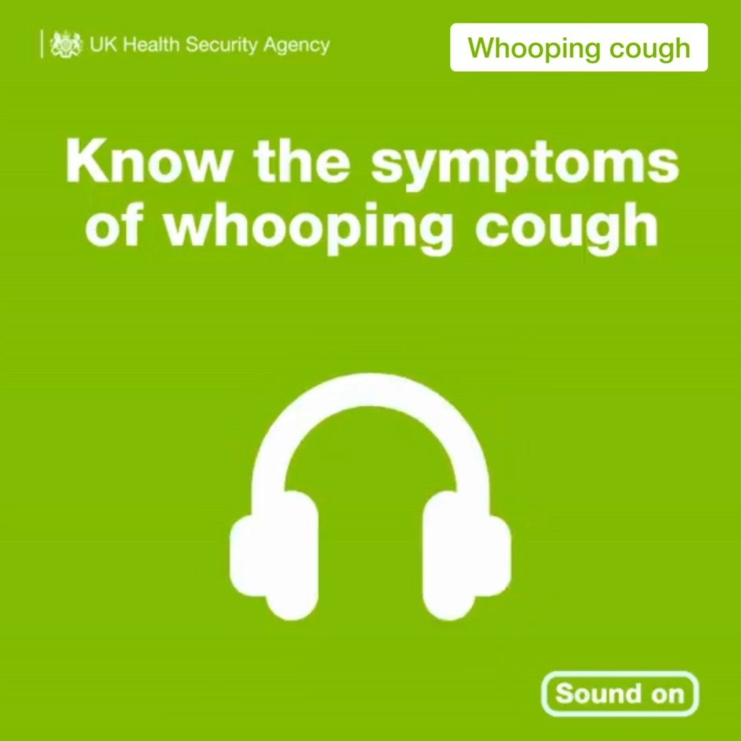 Whooping cough can start like a cold. The 'whoop' is distinctive, but ...