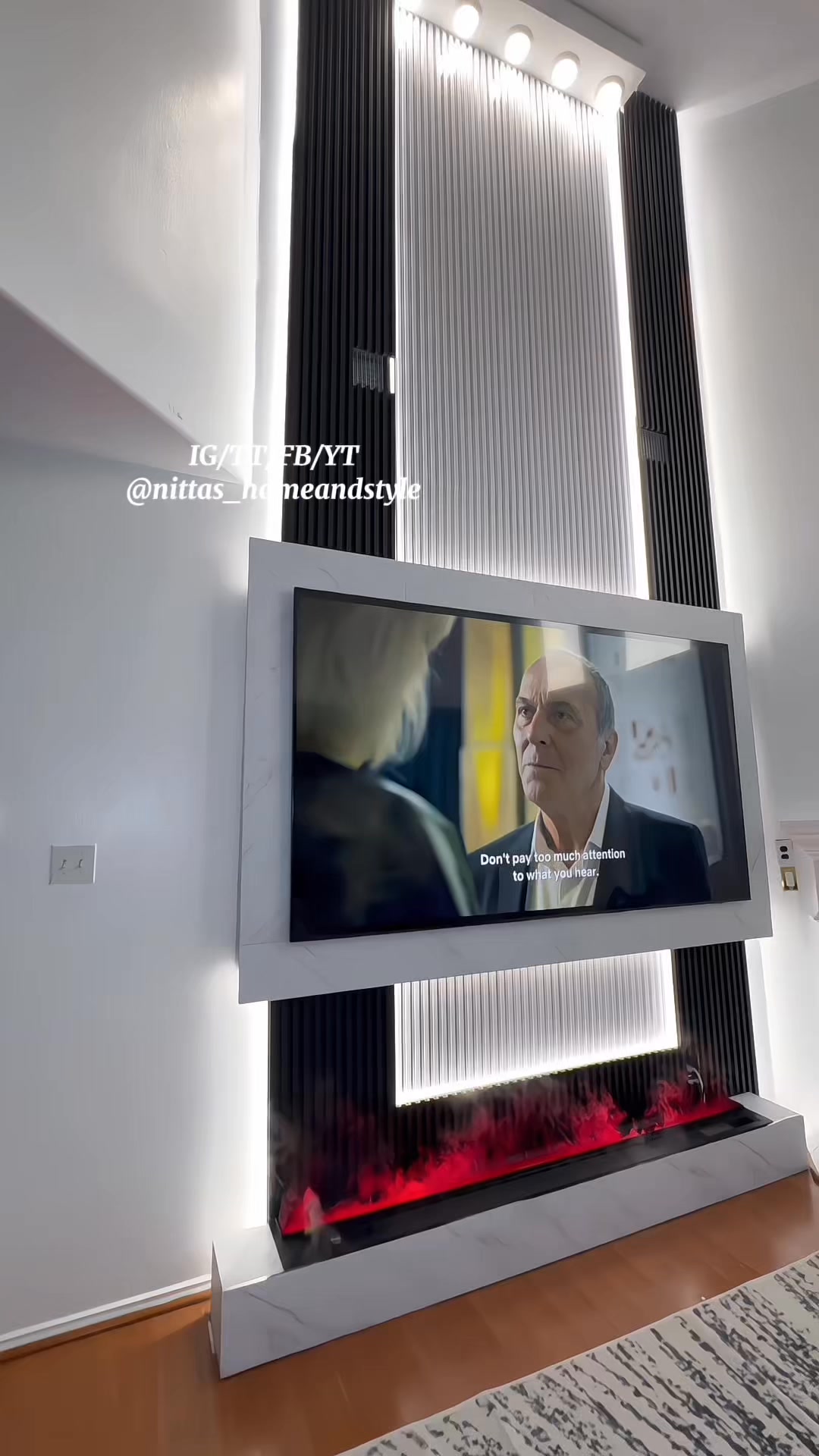 *My new home series* Living Room entertainment center is finally ready ...