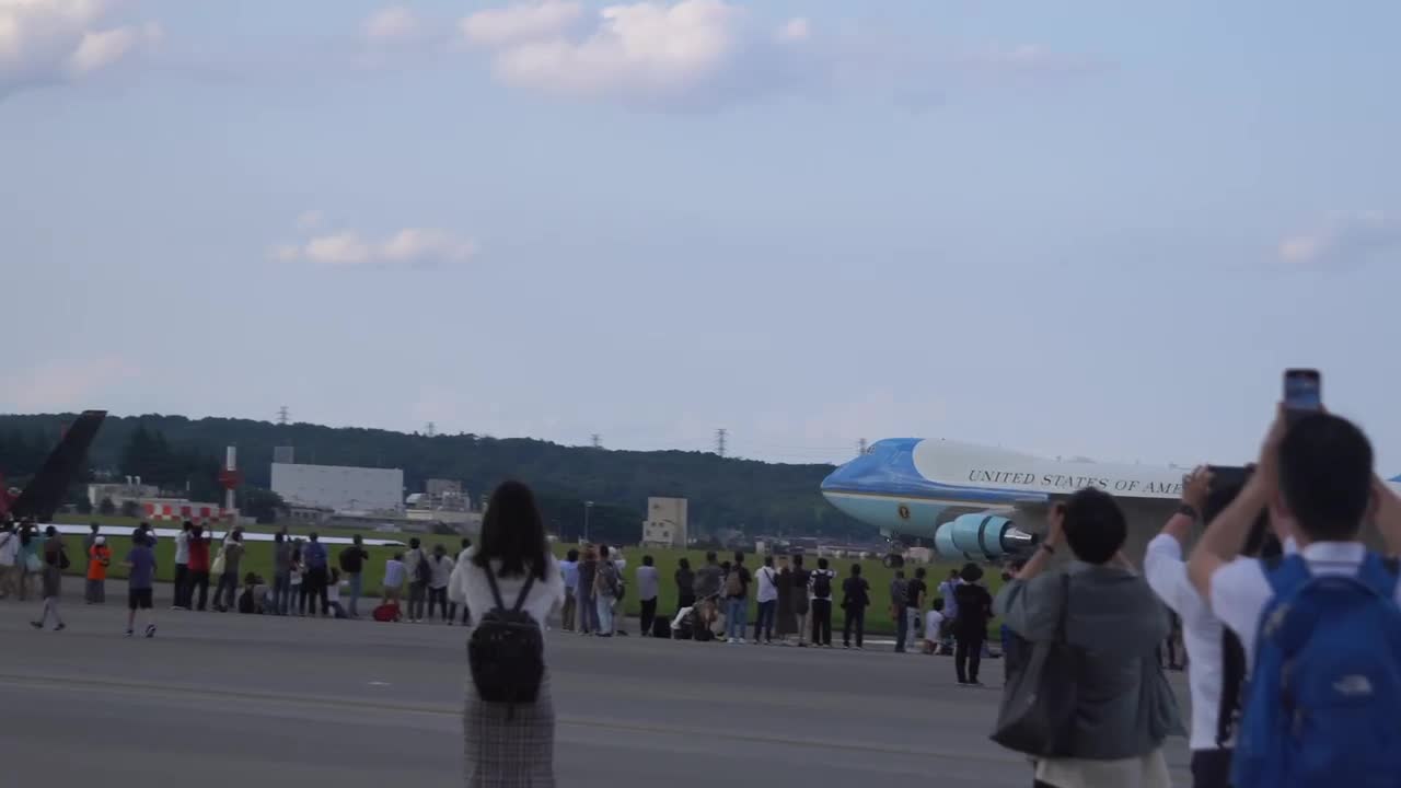バイデン大統領を乗せたエアフォースワンが来日！！！！ ！！ 横田基地