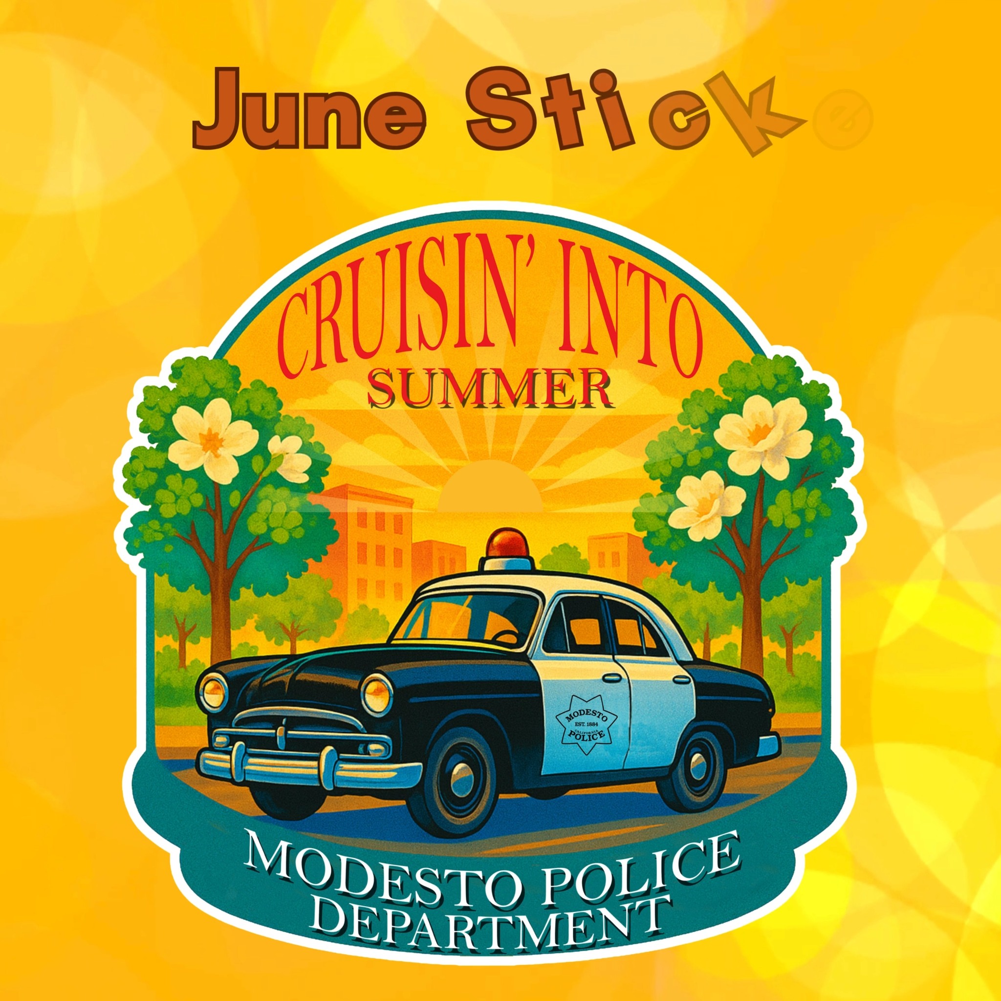 Cruising into summer with our June sticker. Grab yours and roll into ...