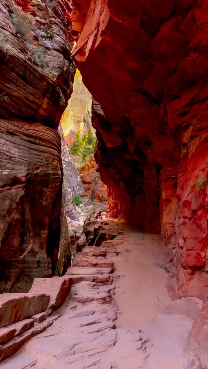 Hiking through Zion’s Echo Canyon on the East Rim Trail - this was an ...