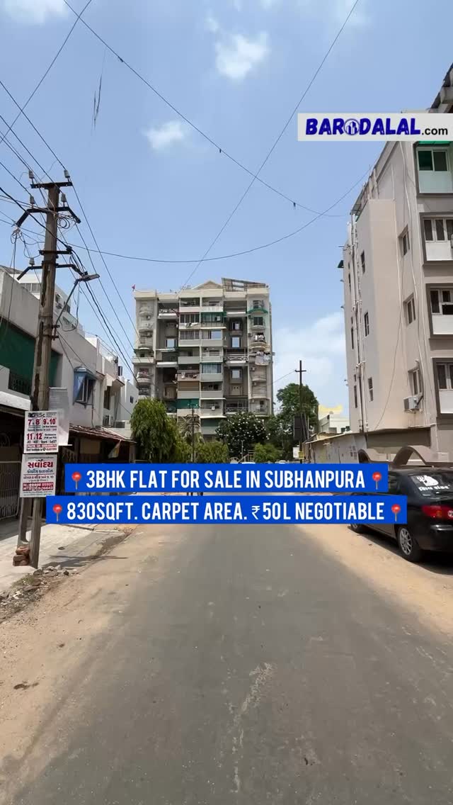 3bhk flat for sale in subhanpura vadodara . . #vadodaracity #barodalal ...