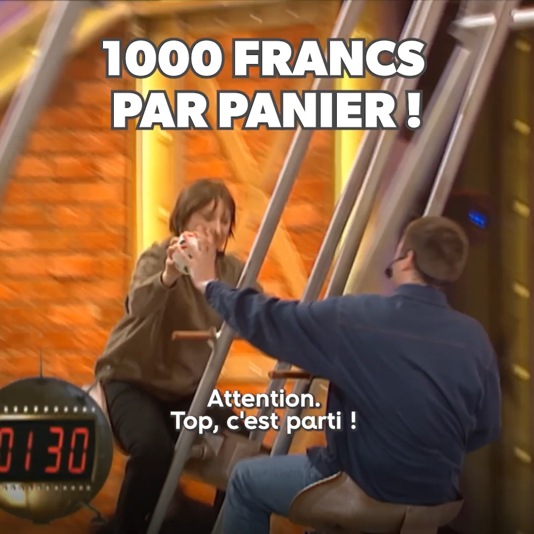 1000 francs par panier mis ! Jusqu'où vont-ils aller ? À voir sur RMC ...