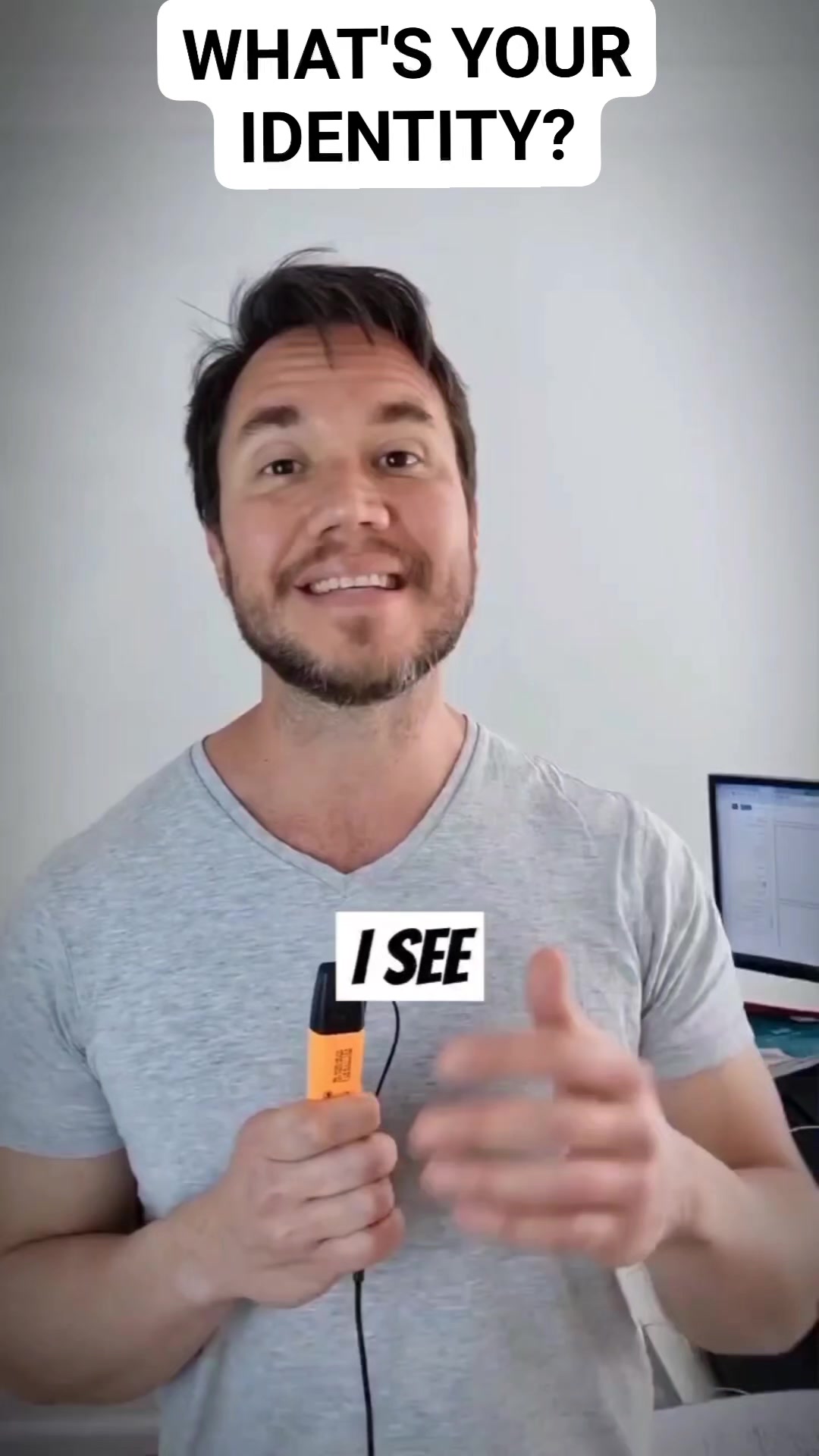 What's the gap between your current identity to your ideal one? Once ...