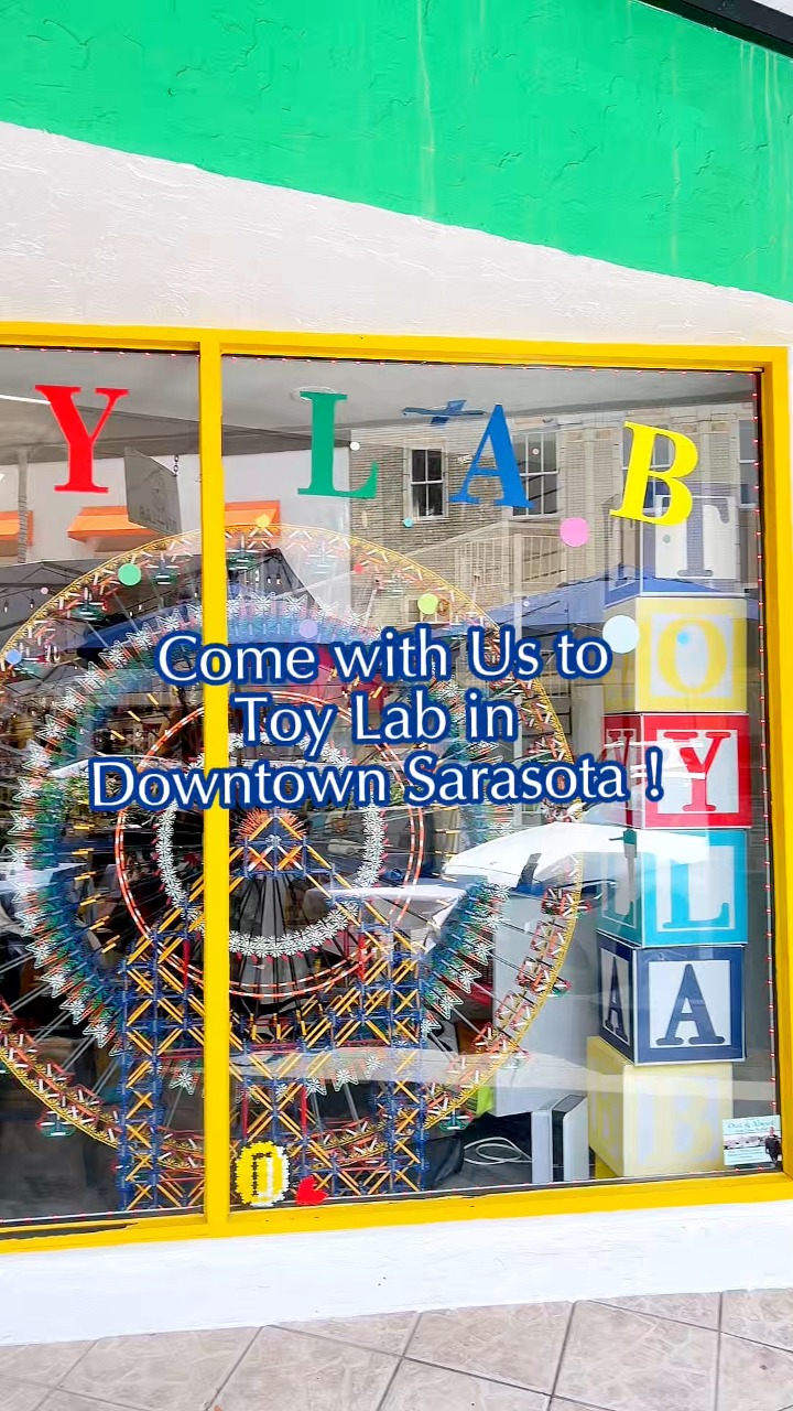 Come with us to Toy Lab in Downtown Sarasota! 🧸This local gem is packed ...