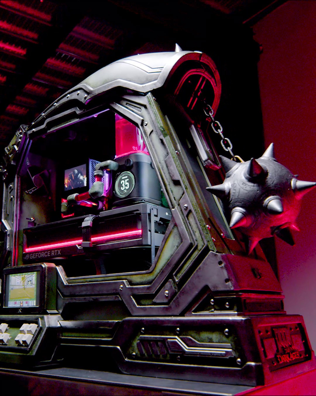 💀 New GeForce Garage Build 💀 Check out this epic DOOM Slayer-inspired ...