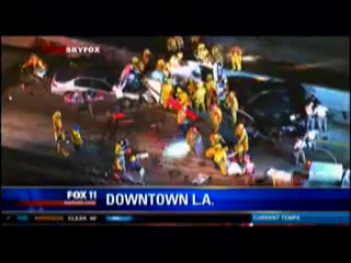 Video of an active LAFD incident. Traffic Collision w/ Entrapment ...
