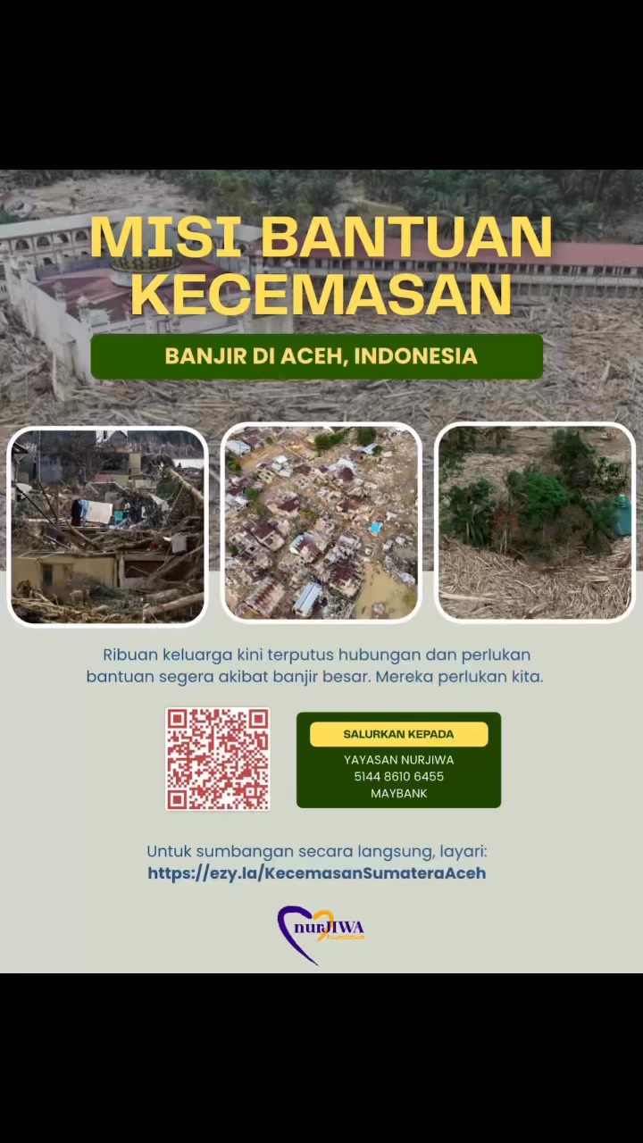 Dalam beberapa jam, ratusan kampung hilang… ribuan rumah hancur…jutaan ...
