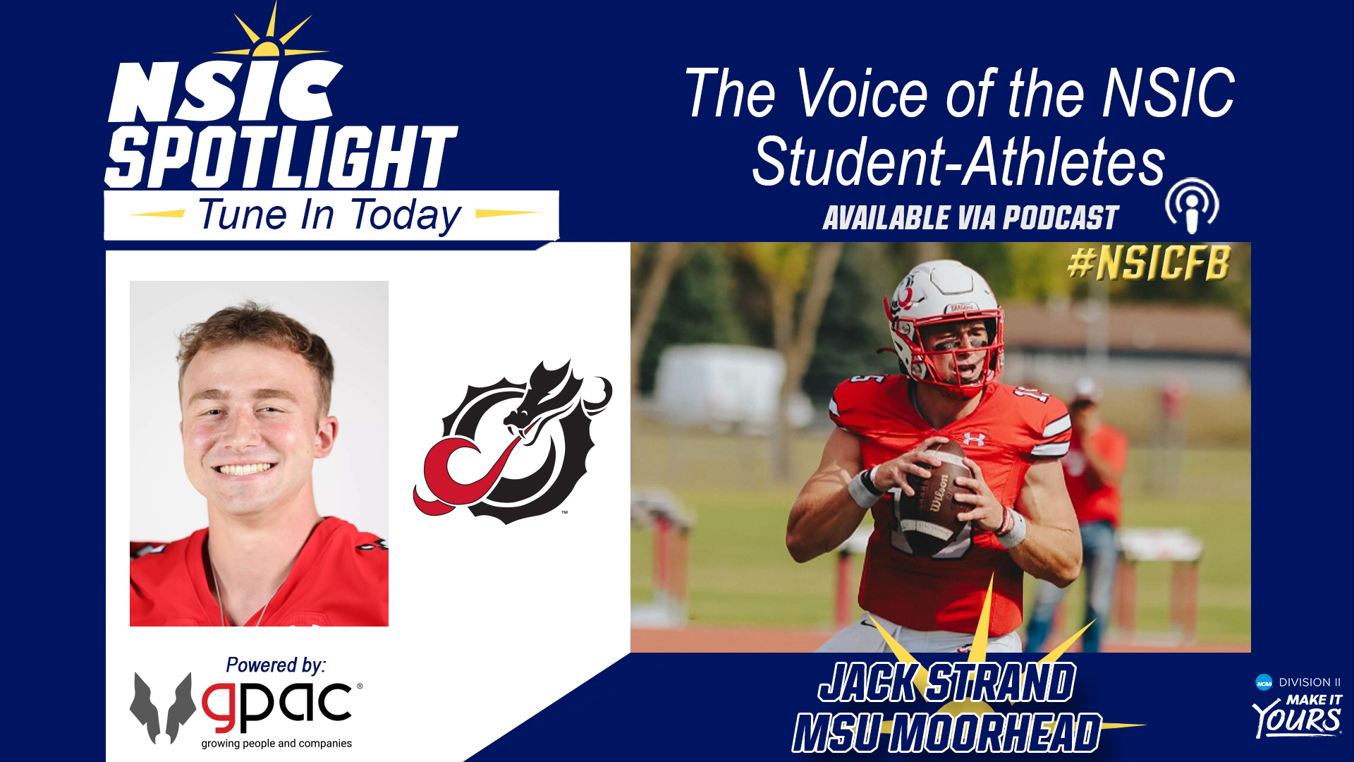 2025-26 #NSICSpotlight Ep. 10 Guest: Jack Strand of MSUM Dragons / # ...