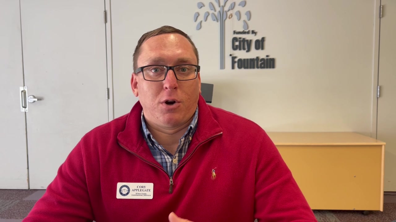 El Paso County Commissioner for District 4, Cory Applegate, attended ...