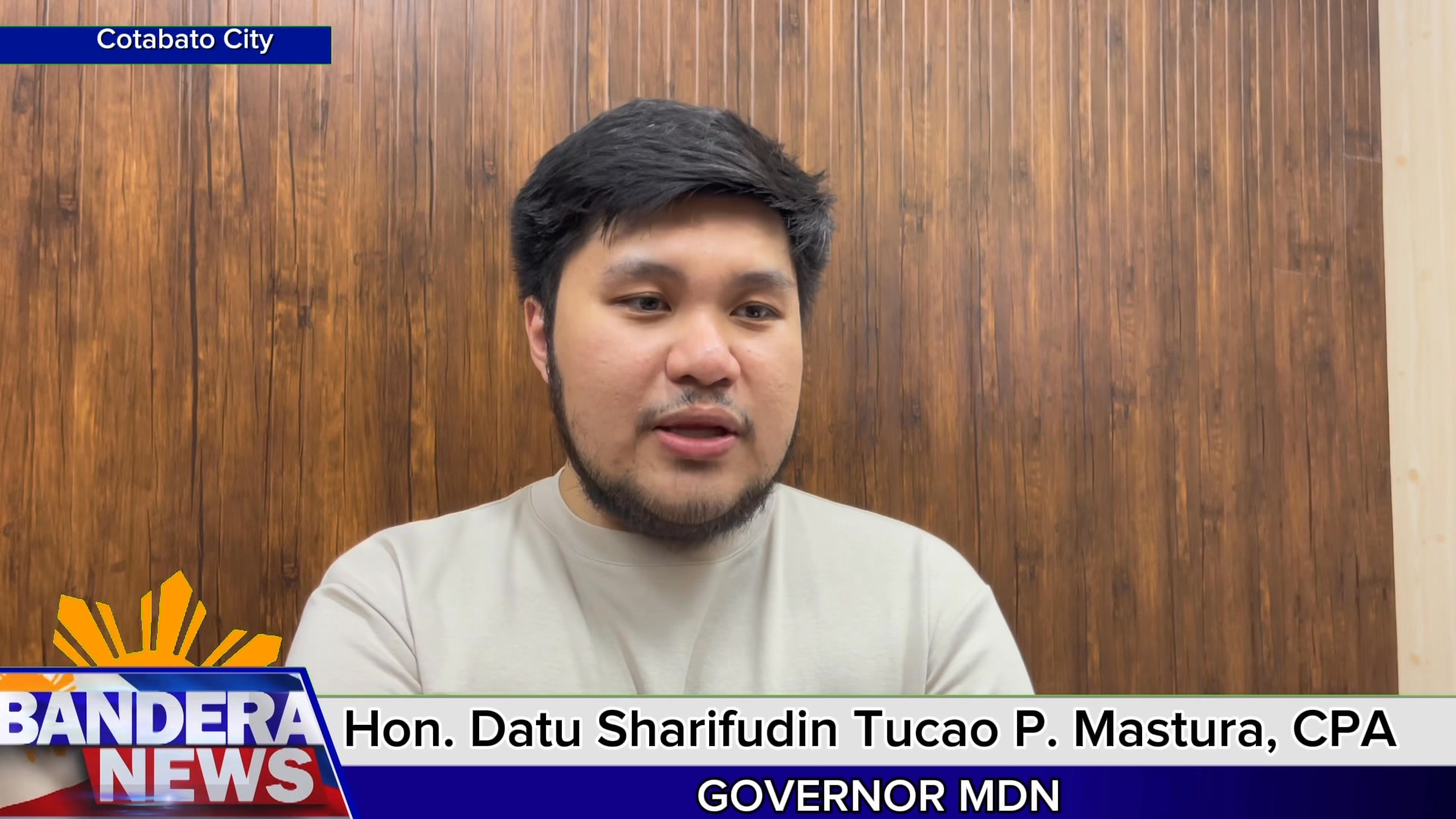 SIMUAY BRIDGE ISSUE : Nagbigay ng pahayag si Governor Datu Sharifudin ...