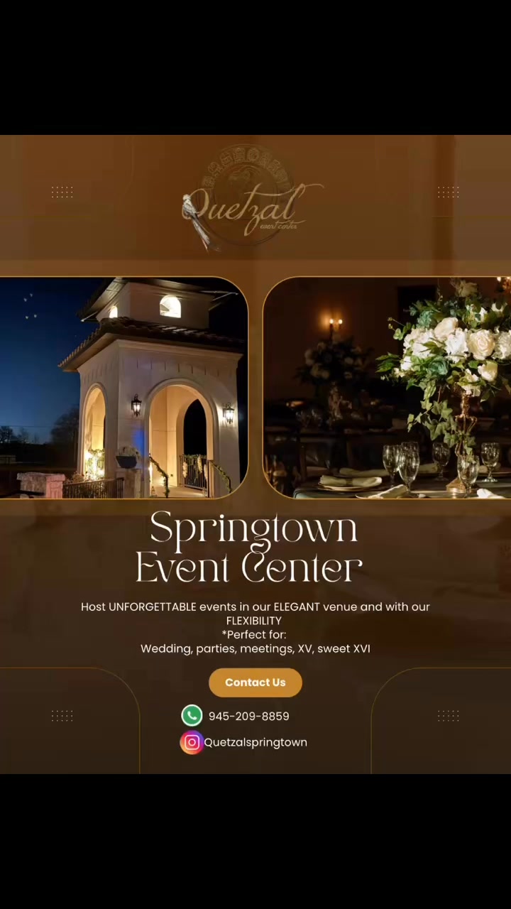Quetzal Event center Springtown | Springtown TX