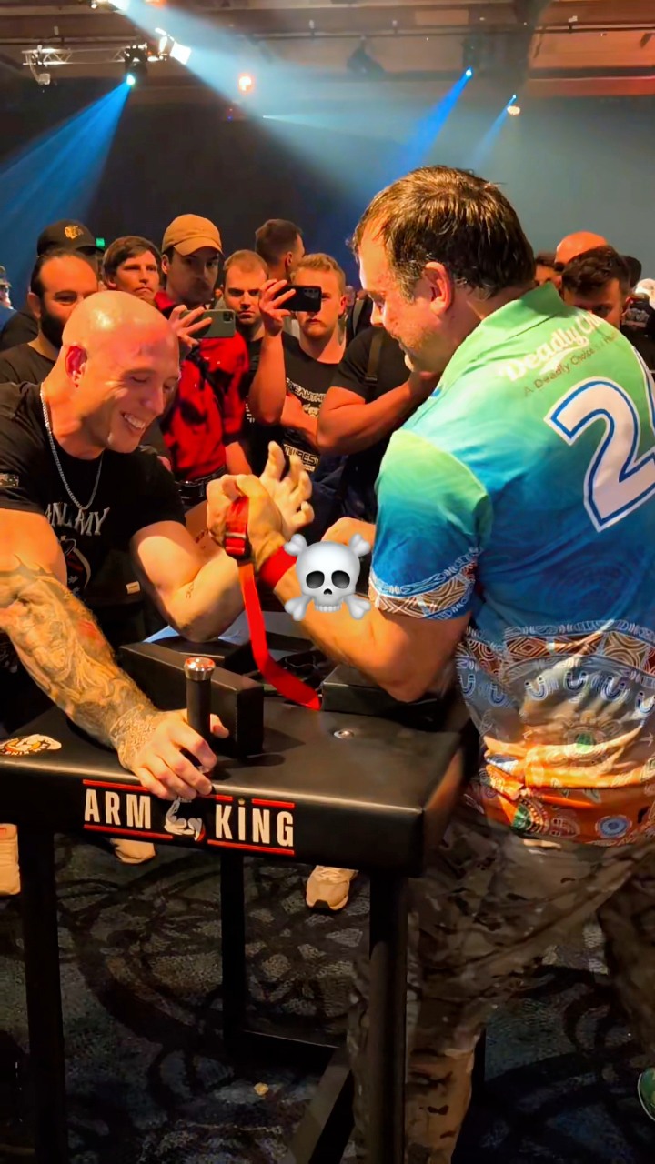 Lachlan Adair vs Devon Larratt! Incredible Armwrestling Afterpull at ...