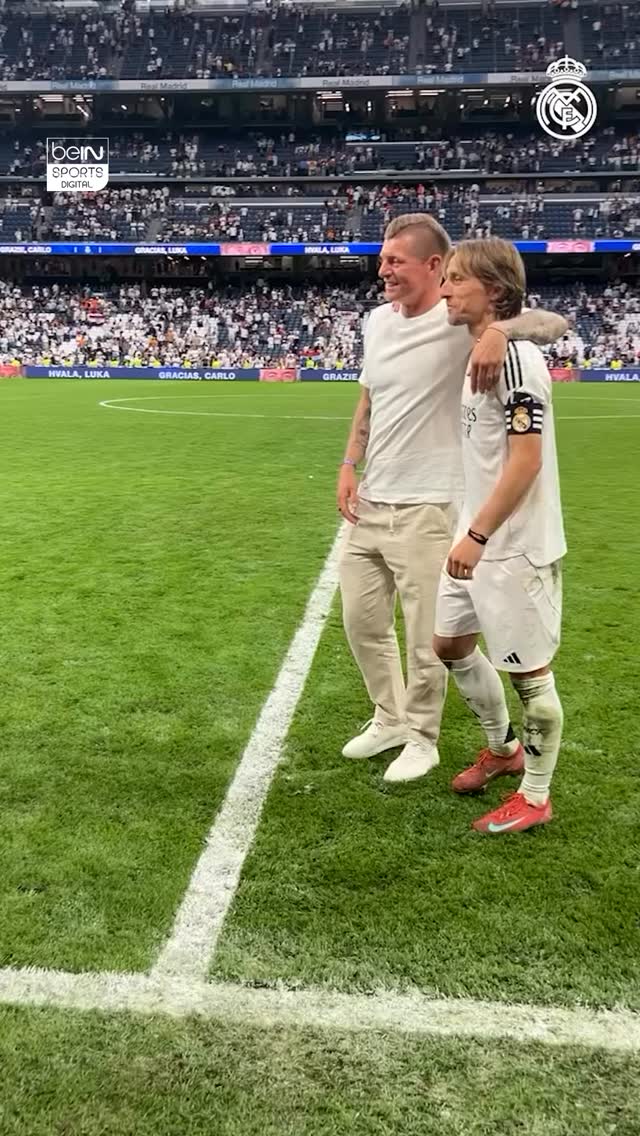 Toni Kroos 🤜🏼🤛🏼 Luka Modric 👀 Real Madrid’s legendary duo linked up one ...