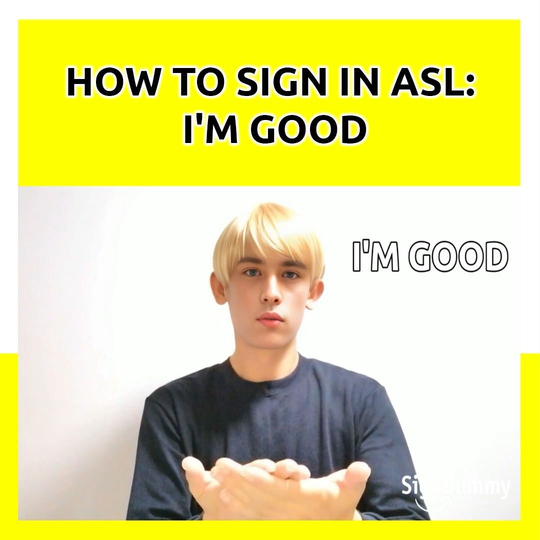 In this American Sign Language (ASL) lesson, you can learn how to sign ...
