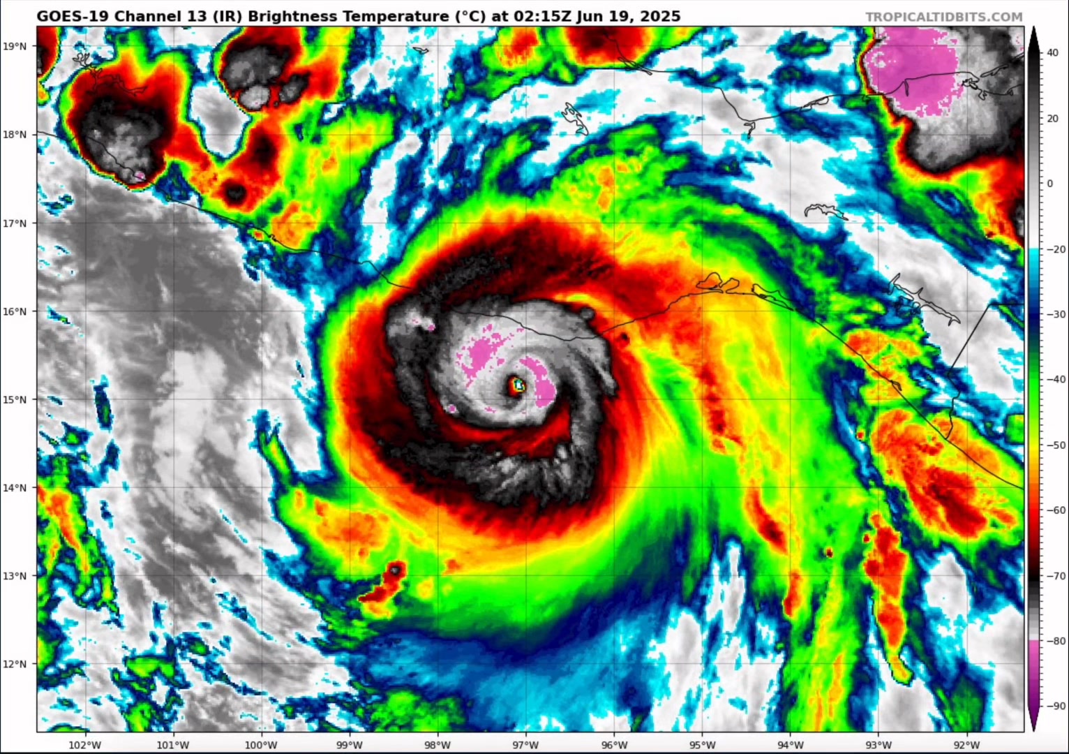 Erick is now a major hurricane in the eastern Pacific with sustained ...