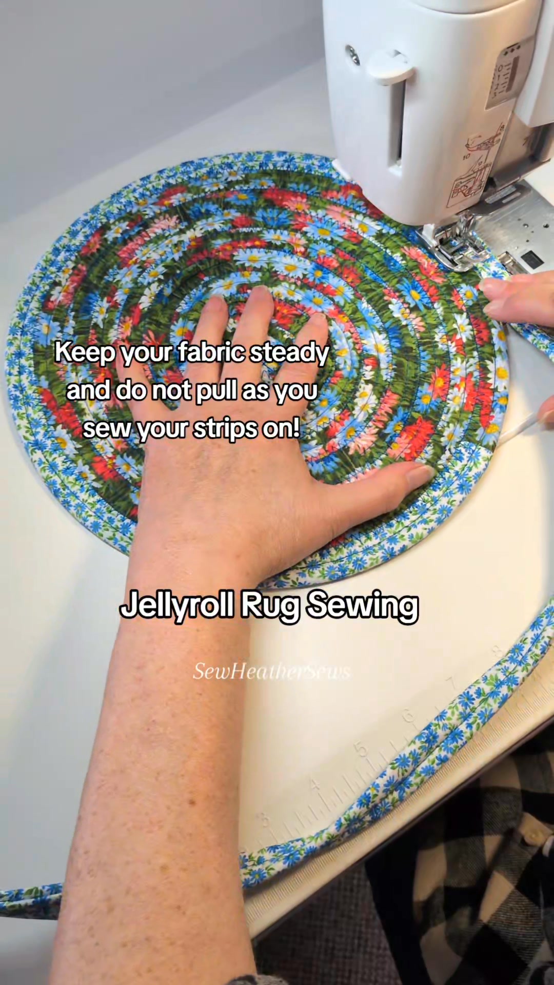 Jellyroll Rug Making | Sew Heather Sews | Facebook