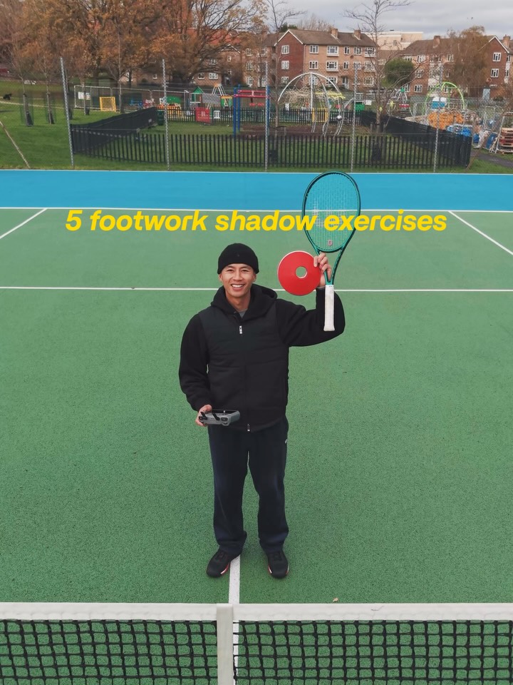 Dylan Gee - 5 footwork shadow exercises 🎾 1. Figure of 8... | Facebook