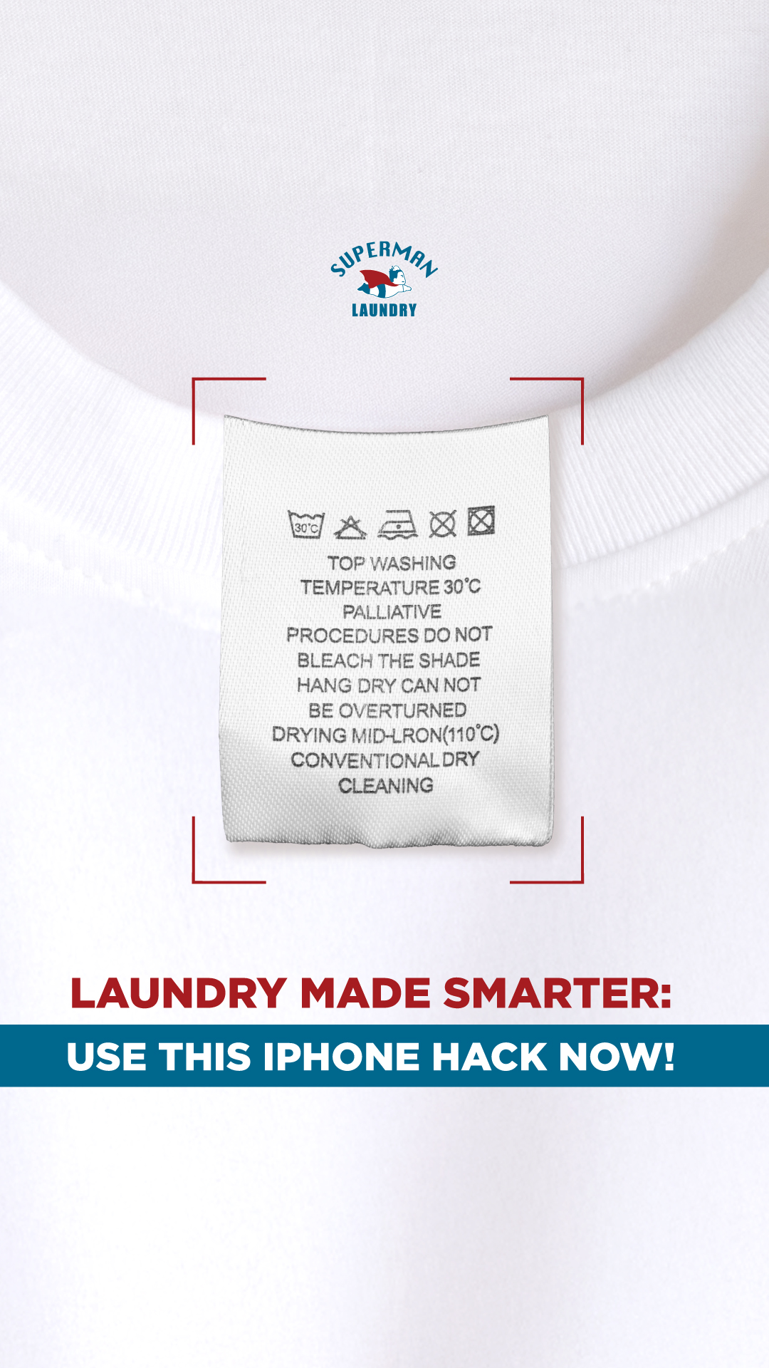 Did you know? 🤯 Your iPhone can read laundry labels! 👕📱 No more ...