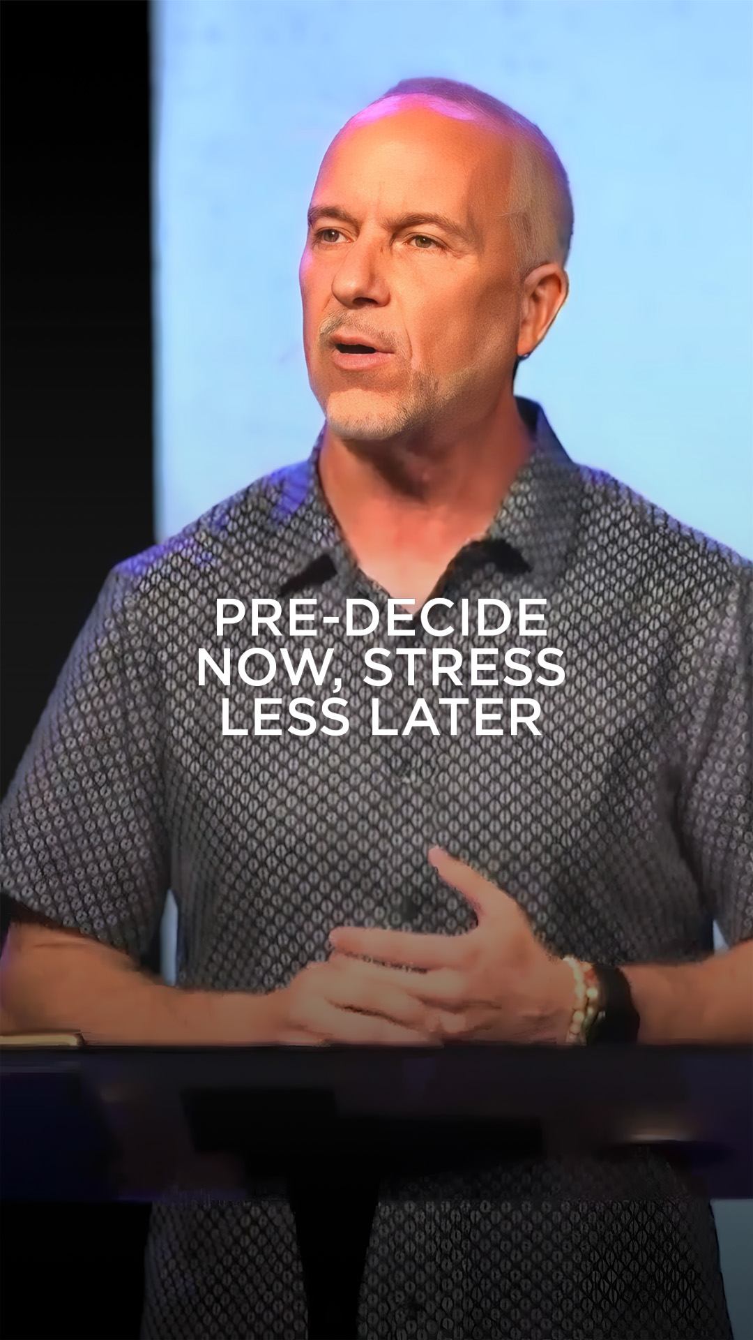 Pre-Decide Now, Stress Less Later #stress #predecide #priorities ...