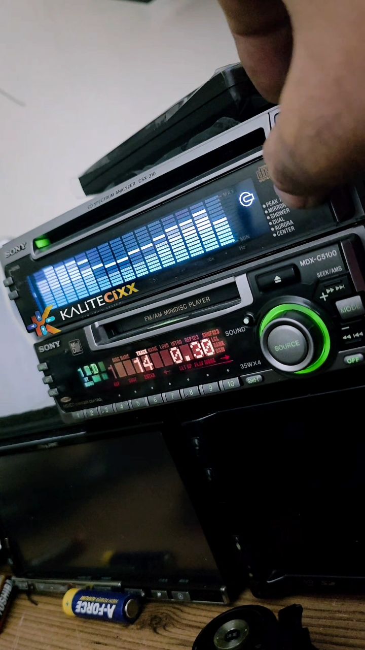 SONY MDX-C5100 & CSX-310 SPECTRUM ANALYZER #kali̇teci̇xx #caraudio