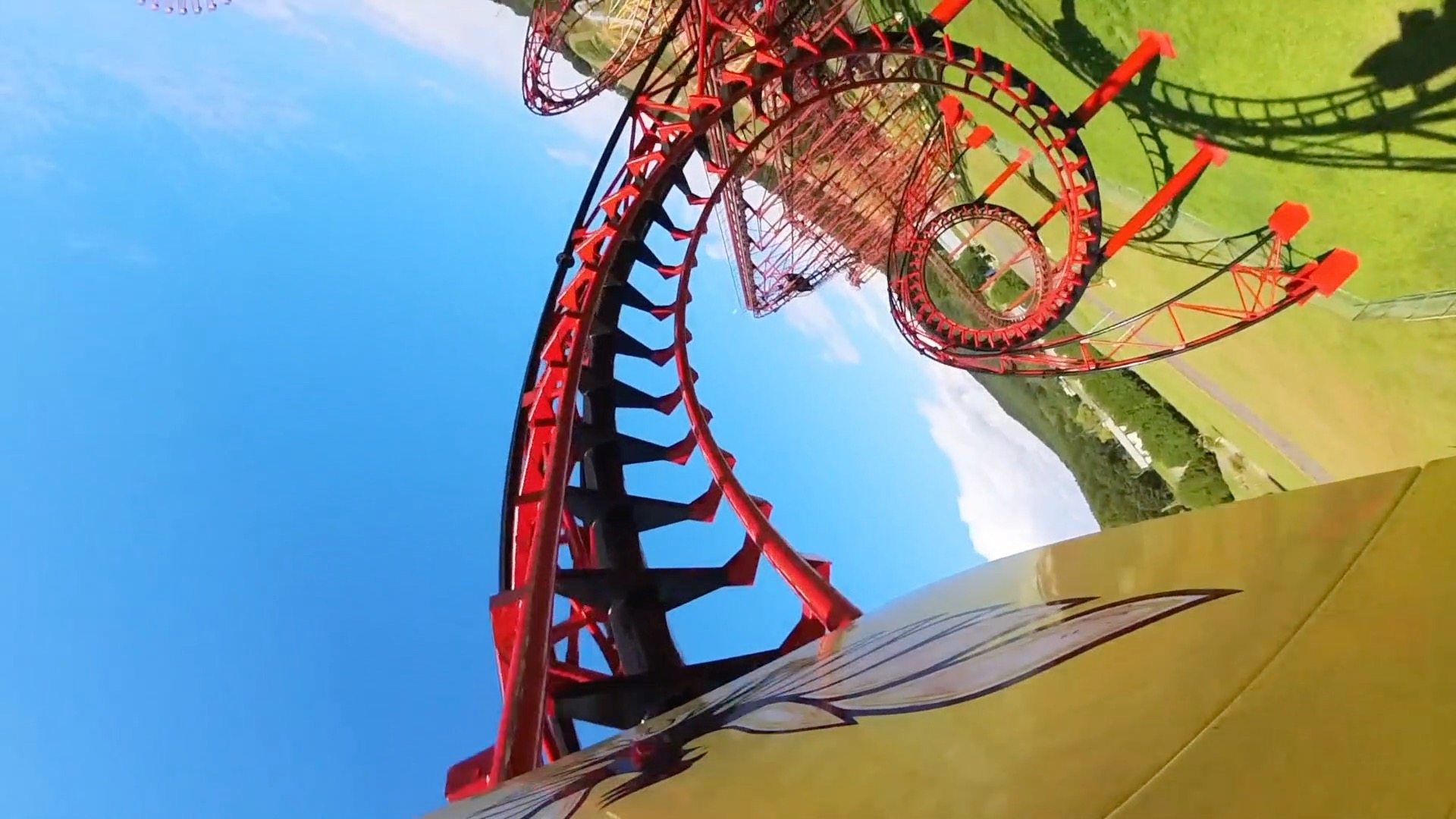Who needs Dive Coasters when you can have a first drop as steep as